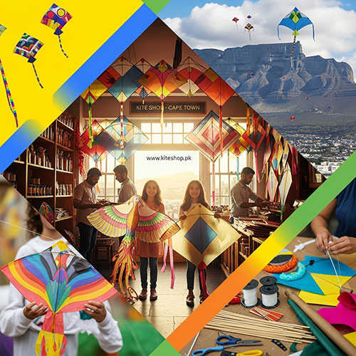 Kite flying in Cape Town