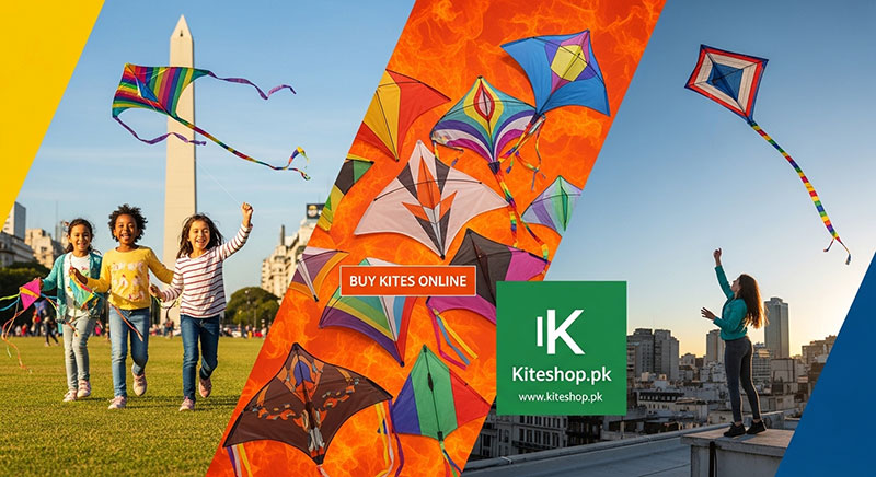 Kite flying in Buenos Aires