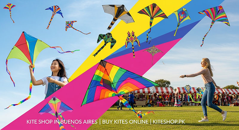 Kite flying in Buenos Aires