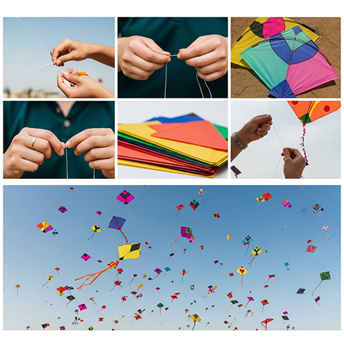 Kite flying in Casablanca