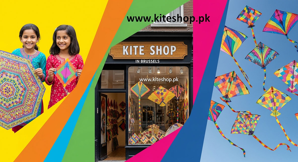 Kite shop in Brussels