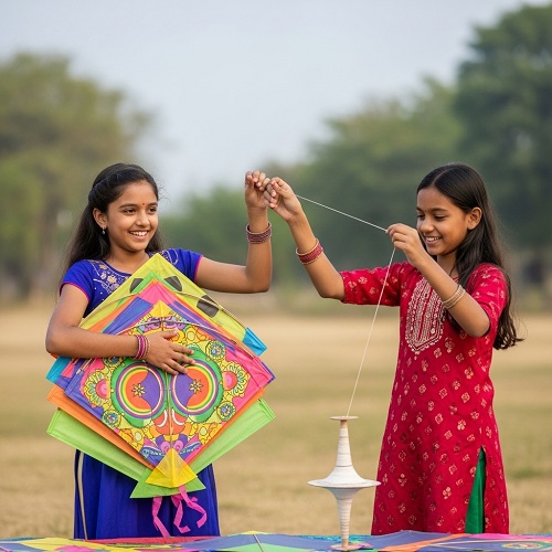Kite flying in Amritsar