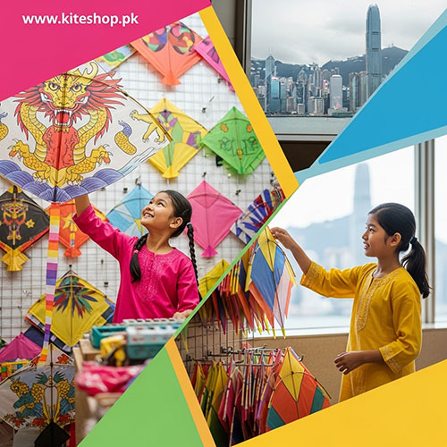 Kite flying in Hong Kong