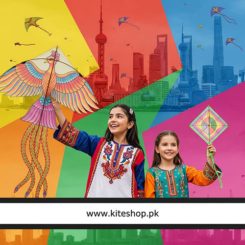 Kite flying in Shanghai