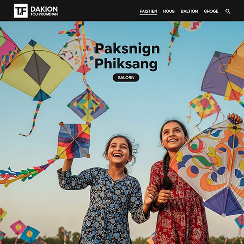 Kite flying in Jakarta