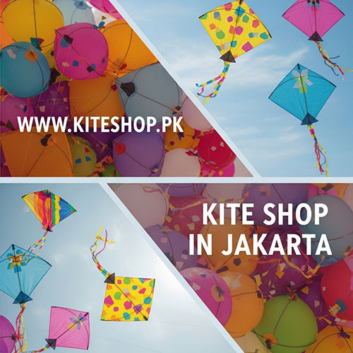 Kite flying in Jakarta