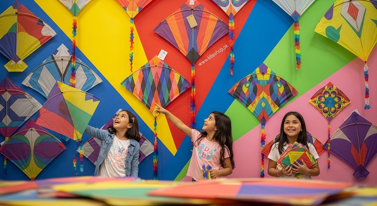Kite shop in Santiago