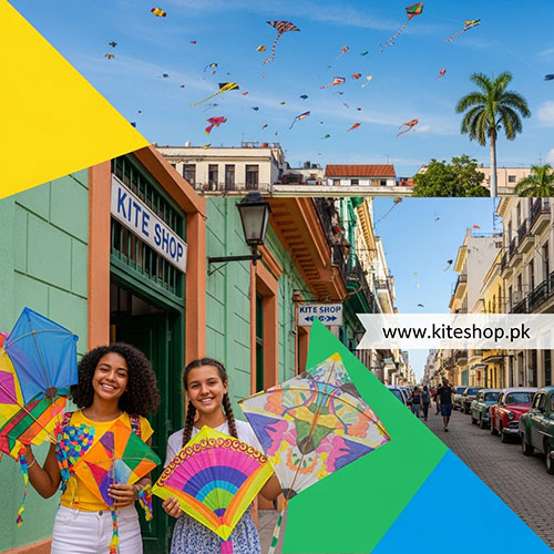 Kite flying in Havana