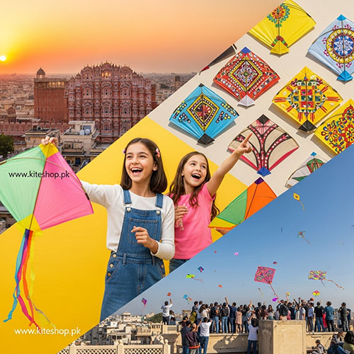 Kite flying in Jaipur