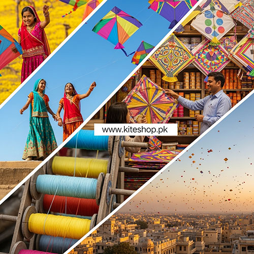 Kite flying in Jaipur