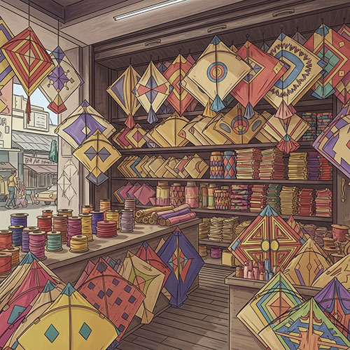 Kite flying in Visakhapatnam