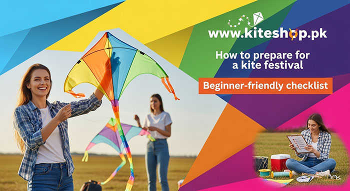 Kite flying preparation and gear