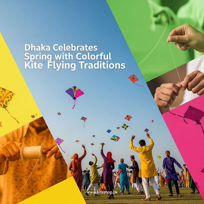 Basant kite festival colorful kites in the sky