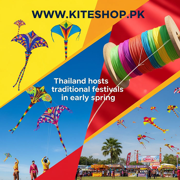 Basant kite festival colorful kites in the sky